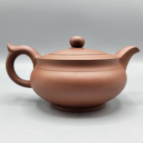 Chinese Hand Thrown Red Clay Terracotta Teapot With Lid 3" Tall - Picture 7 of 16